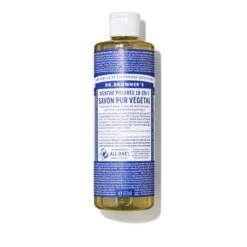 Savon Liquide Castile Soap Menthe Poivrée -Magasin De Cosmétiques 018787765166 DR BRONNER Savon Liquide Castile Soap Menthe Poivree 13107