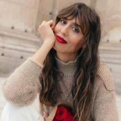 Petal Bouche Rouge à Lèvres Mat Sans Transfert -Magasin De Cosmétiques 3vfr petal bouche lifestyle carre